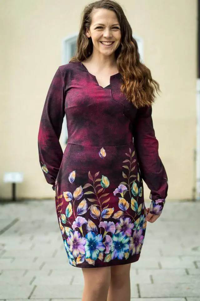 Schnittmuster Kleid Onyx Gr. 32 - 56 DE - Sewando