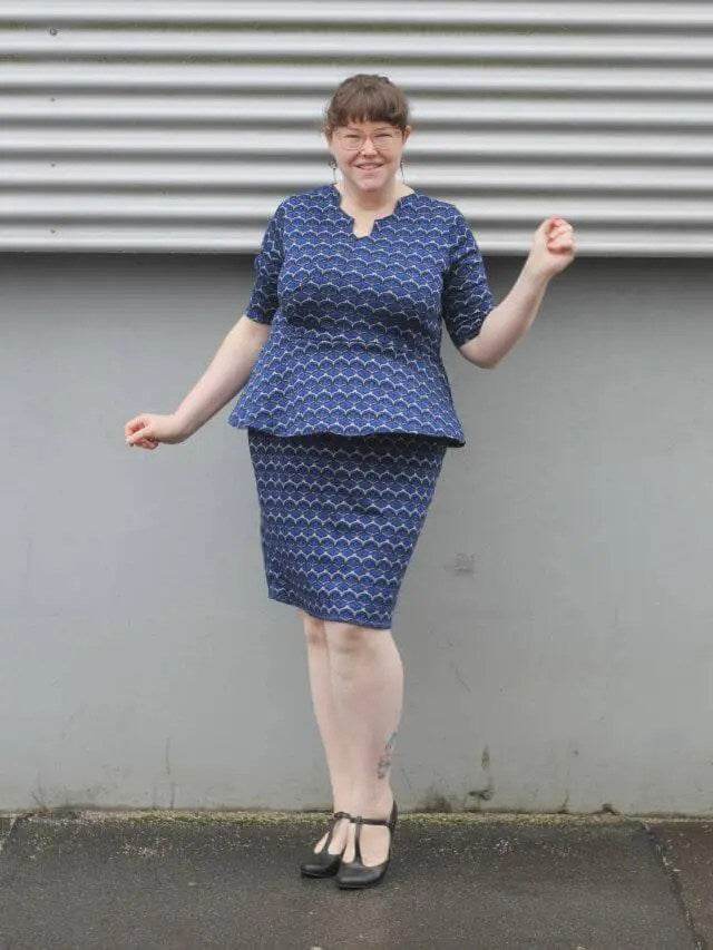 Schnittmuster Kleid Onyx Gr. 32 - 56 DE - Sewando