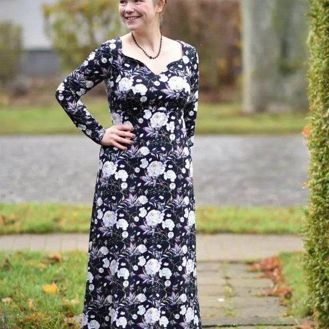 Schnittmuster Kleid Rosenquarz Gr. A - M DE/EN/FR - Sewando