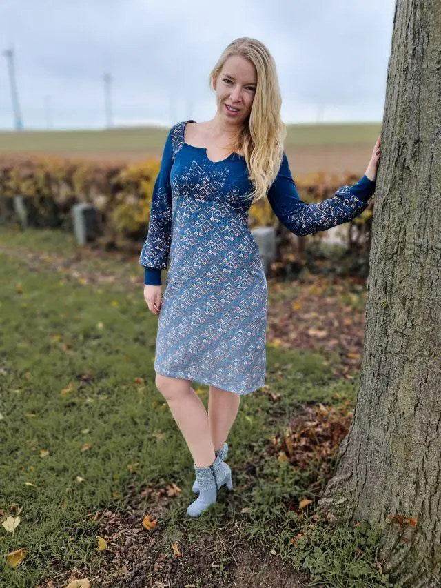 Schnittmuster Kleid Rosenquarz Gr. A - M DE/EN/FR - Sewando