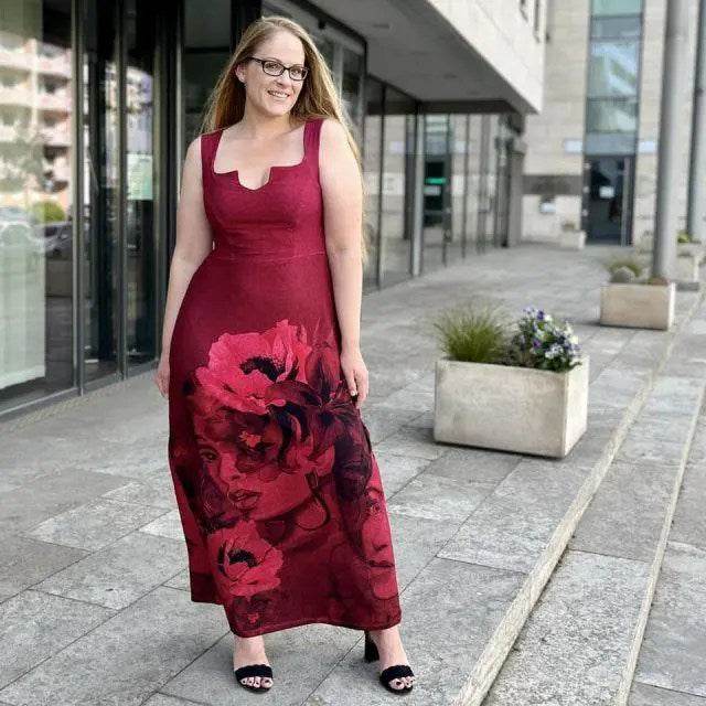 Schnittmuster Kleid Rosenquarz Gr. A - M DE/EN/FR - Sewando