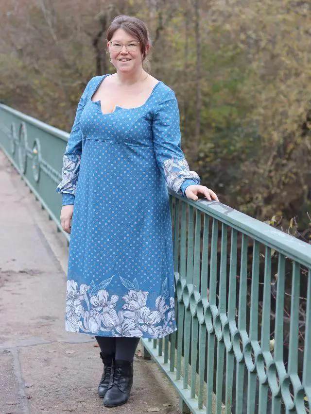 Schnittmuster Kleid Rosenquarz Gr. A - M DE/EN/FR - Sewando