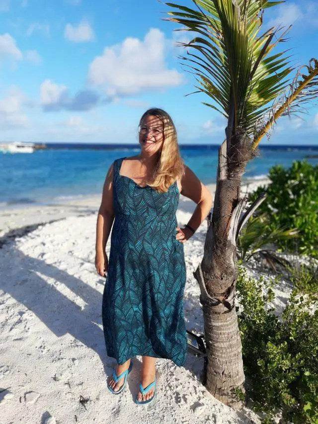 Schnittmuster Kleid Rosenquarz Gr. A - M DE/EN/FR - Sewando