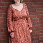 Schnittmuster Kleid Rosenquarz Gr. A - M DE/EN/FR - Sewando