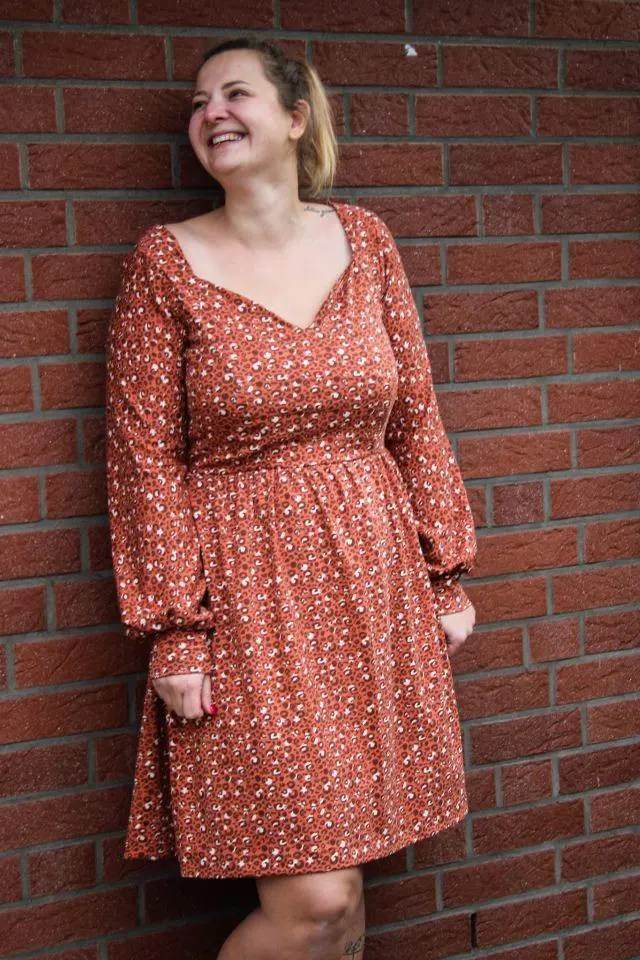 Schnittmuster Kleid Rosenquarz Gr. A - M DE/EN/FR - Sewando