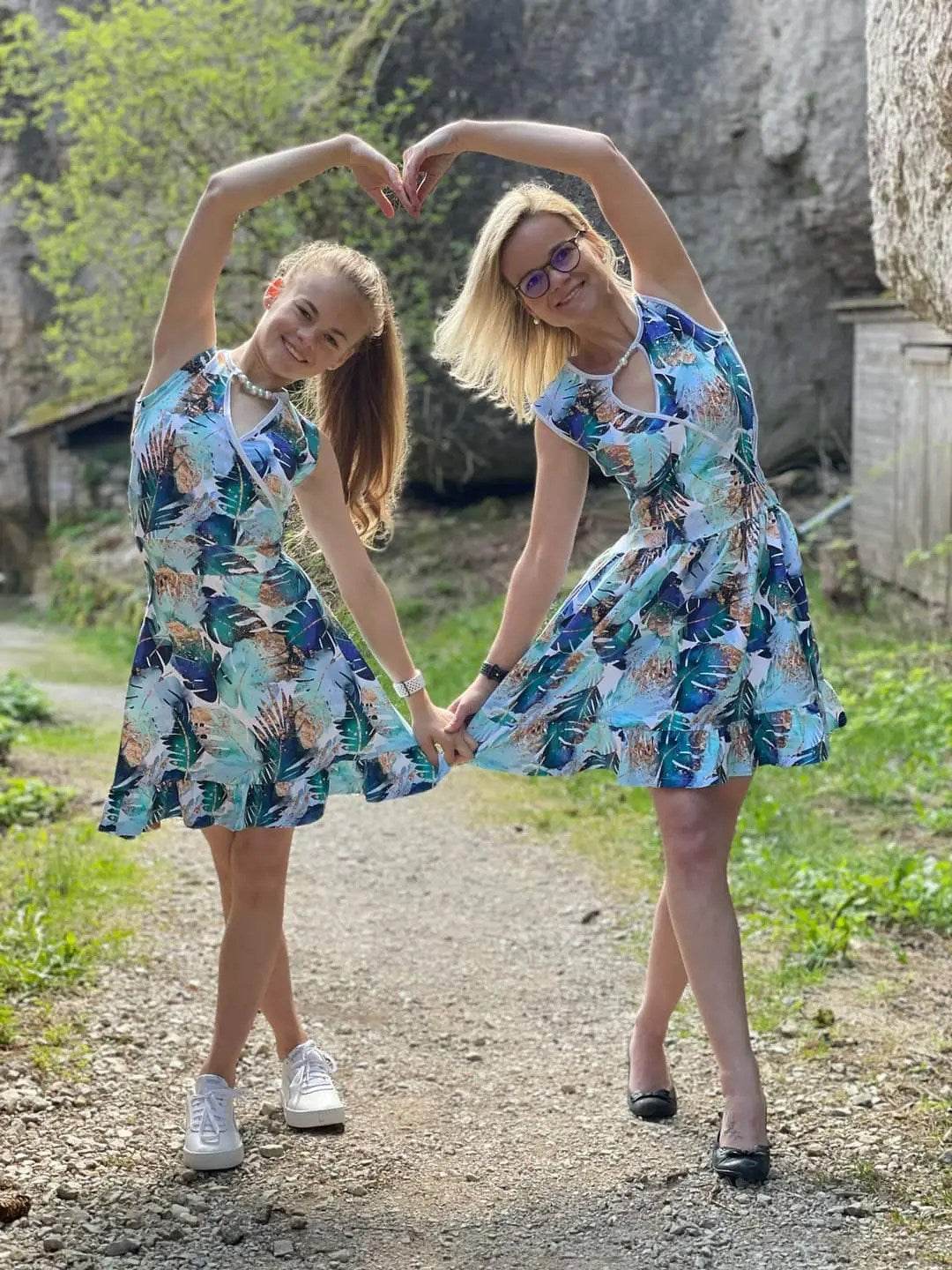 Schnittmuster Kleid Topas Gr. 32 - 56 DE - Sewando