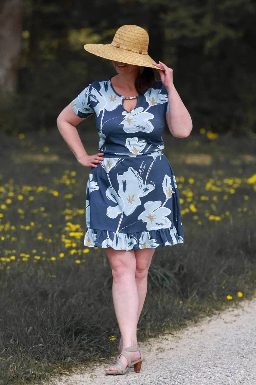 Schnittmuster Kleid Topas Gr. 32 - 56 DE - Sewando