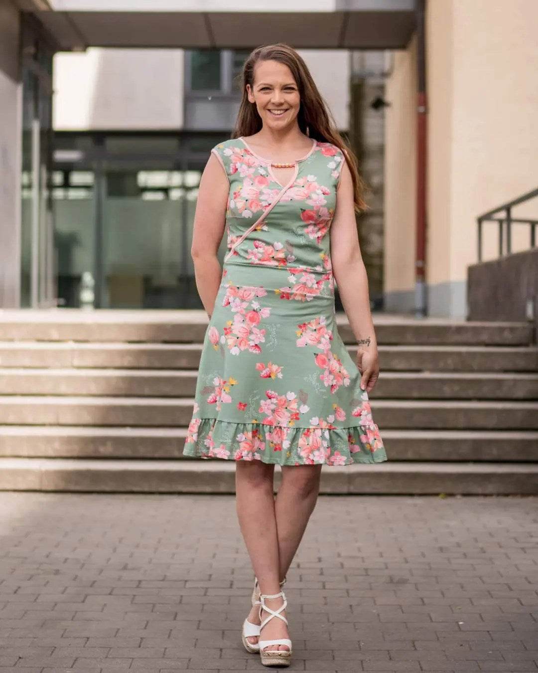 Schnittmuster Kleid Topas Gr. 32 - 56 DE - Sewando