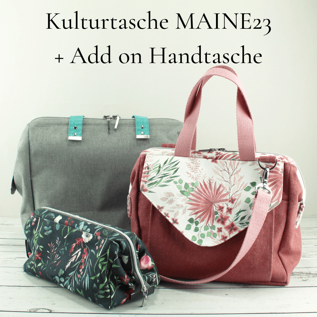 Kombi-eBook MAINE23 + Add on Handtasche Nähanleitung Schnittmuster - Sewando