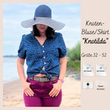 Schnittmuster Knotenbluse/Shirt "Knotilda" Größe 32 – 52