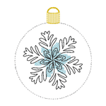 Stickdatei - Christbaumkugeln Single Line (22 Motive) - Sewando