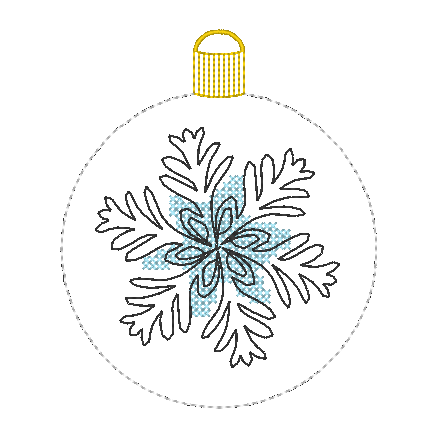 Stickdatei - Christbaumkugeln Single Line (22 Motive) - Sewando