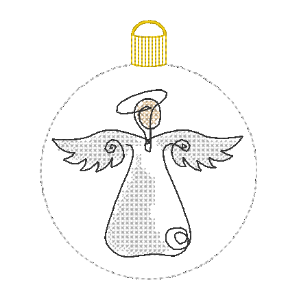 Stickdatei - Christbaumkugeln Single Line (22 Motive) - Sewando