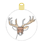 Stickdatei - Christbaumkugeln Single Line (22 Motive) - Sewando