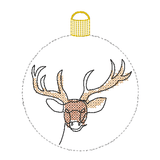 Stickdatei - Christbaumkugeln Single Line (22 Motive) - Sewando