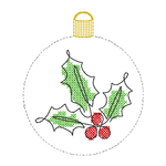 Stickdatei - Christbaumkugeln Single Line (22 Motive) - Sewando