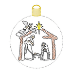 Stickdatei - Christbaumkugeln Single Line (22 Motive) - Sewando