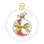 Stickdatei - Christbaumkugeln Single Line (22 Motive) - Sewando