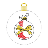 Stickdatei - Christbaumkugeln Single Line (22 Motive) - Sewando