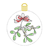 Stickdatei - Christbaumkugeln Single Line (22 Motive) - Sewando