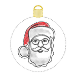 Stickdatei - Christbaumkugeln Single Line (22 Motive) - Sewando