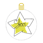Stickdatei - Christbaumkugeln Single Line (22 Motive) - Sewando