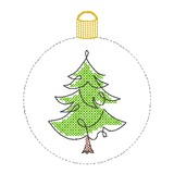 Stickdatei - Christbaumkugeln Single Line (22 Motive) - Sewando