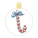 Stickdatei - Christbaumkugeln Single Line (22 Motive) - Sewando
