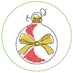 Stickdatei - Untersetzer Single Line Advent (24 Dateien) - Sewando