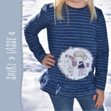 SHIRT "LASSE" - KIDS | Nähanleitung und Schnittmuster | 3 Weiten Gr. 110-164