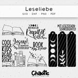 Plotterdatei Leseliebe - Sewando