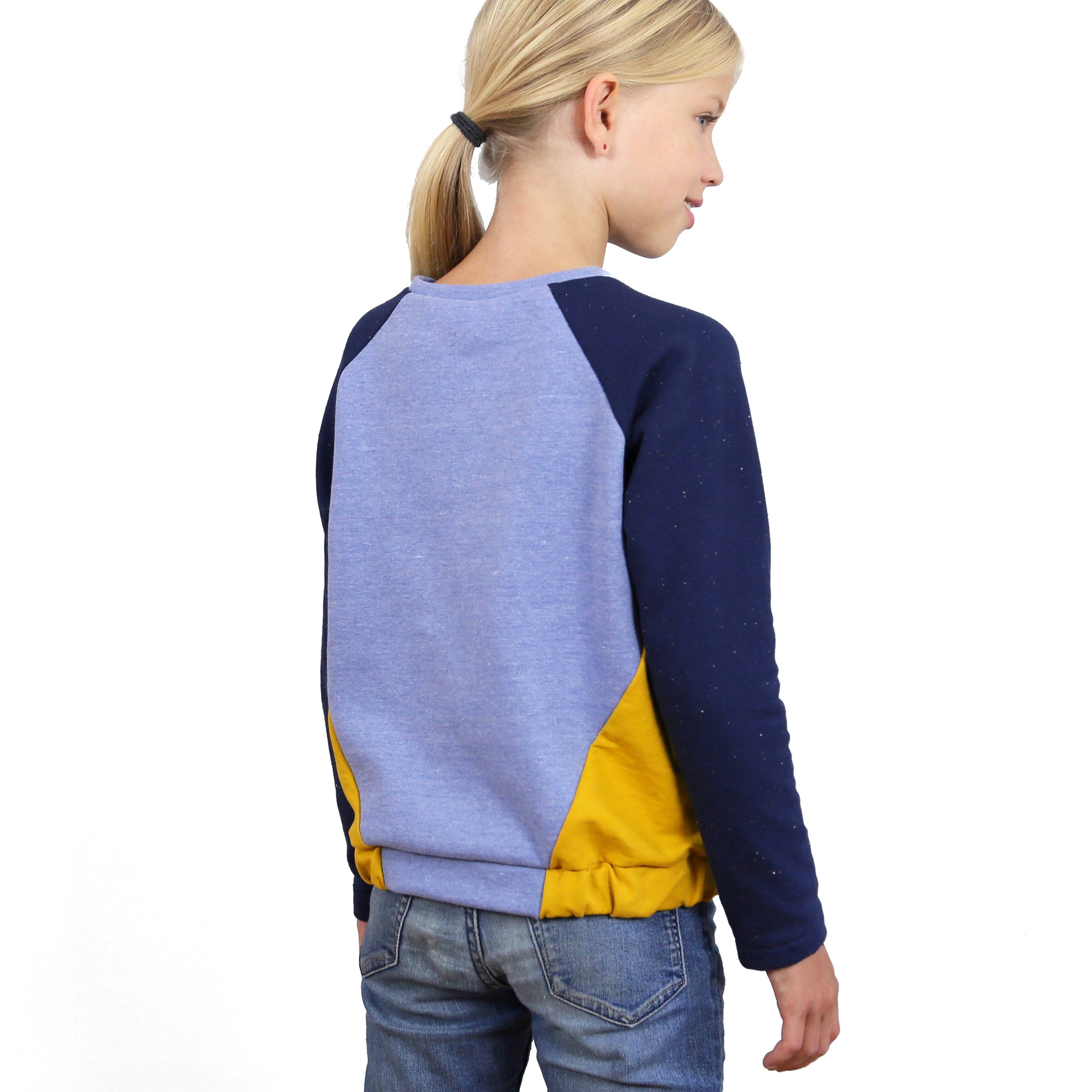 Raglansweater LILLE | Schnittmuster Gr. 86-152 - Sewando