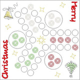 Stickdatei - Spiel "LUDO Weihnachten - Mensch ärgere....." für 3 Spieler