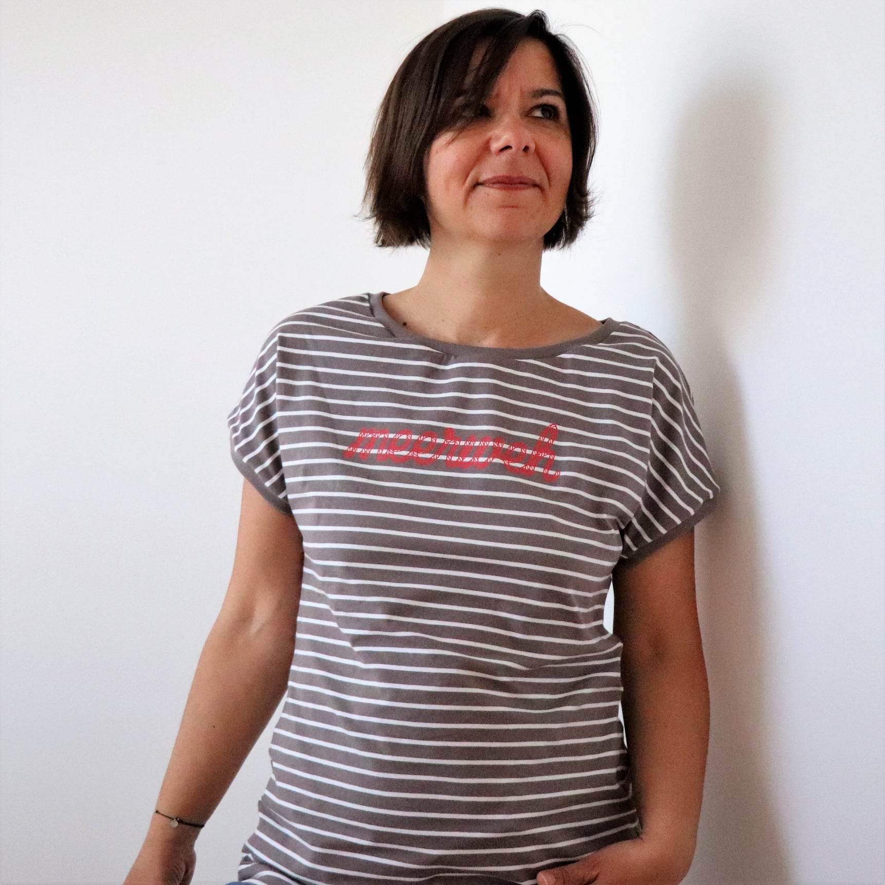 Plotterdatei »It's nautical« – meerweh – mit Ausmalbild - Sewando