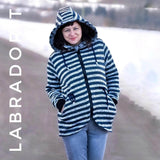 Schnittmuster Sweatjacke Labradorit Gr. 32 - 58 DE - Sewando