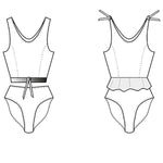 Schnittmuster LAVANDOU- Bikini mit Varianten Gr. 34-54 - Sewando