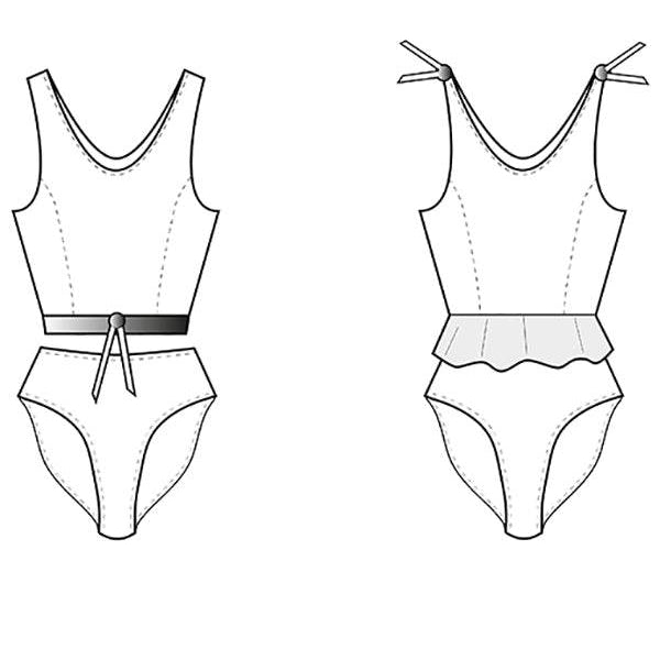 Schnittmuster LAVANDOU- Bikini mit Varianten Gr. 34-54 - Sewando