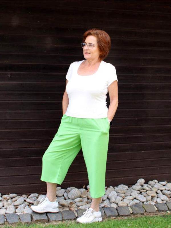 Schnittmuster LEANDRINE - lockere Sommerhose Gr. 34-54 - Sewando