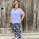 Schnittmuster LEANDRINE - lockere Sommerhose Gr. 34-54 - Sewando
