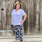 Schnittmuster LEANDRINE - lockere Sommerhose Gr. 34-54 - Sewando
