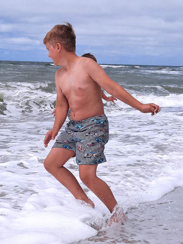 Schnittmuster LEANDRO-Kids Shorts oder Bademode für die Kleinen Gr. 140-164 - Sewando