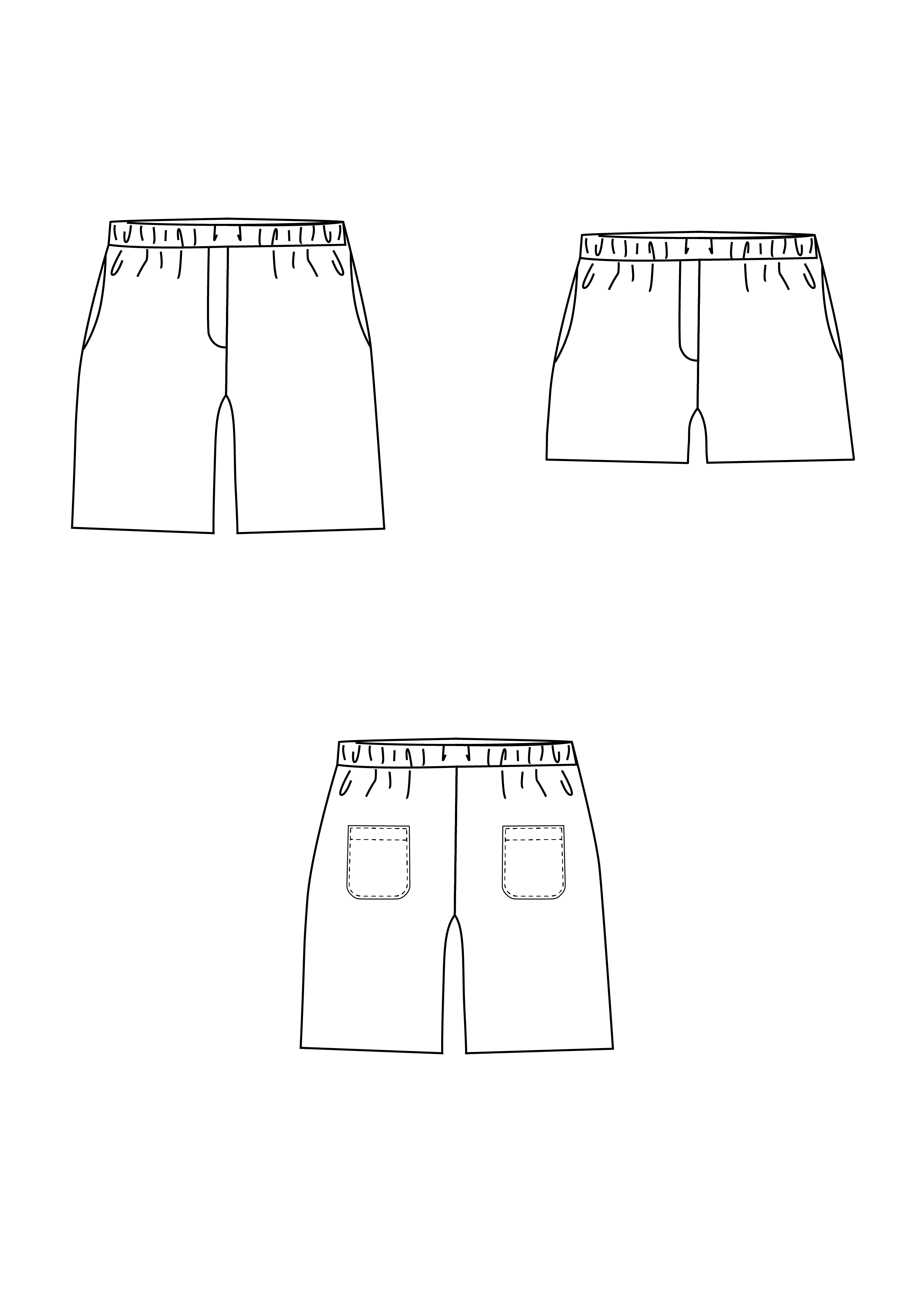 Schnittmuster LEANDRO-Kids Shorts oder Bademode für die Kleinen Gr. 140-164 - Sewando