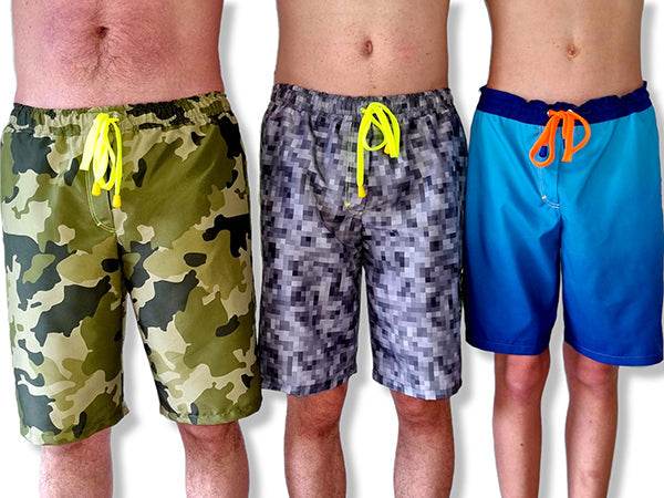 Schnittmuster LEANDRO-Kids Shorts oder Bademode für die Kleinen Gr. 140-164 - Sewando