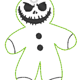 Stickdatei - Anhänger Halloween (Skelett, Voodoo-Puppe, Monster) - Sewando