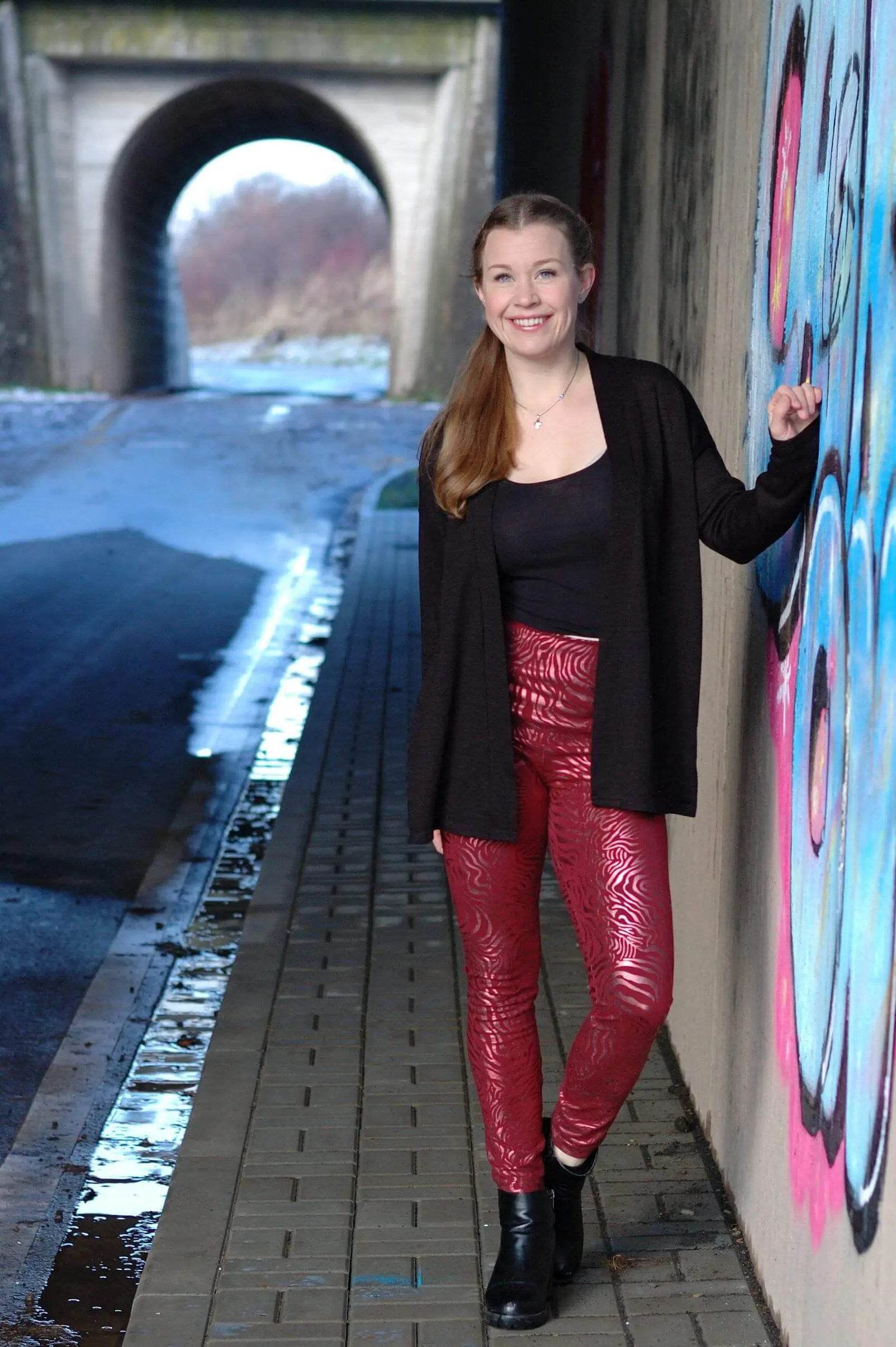 Schnittmuster Leggings Turmalin Gr. 32 - 56 DE/EN/FR - Sewando