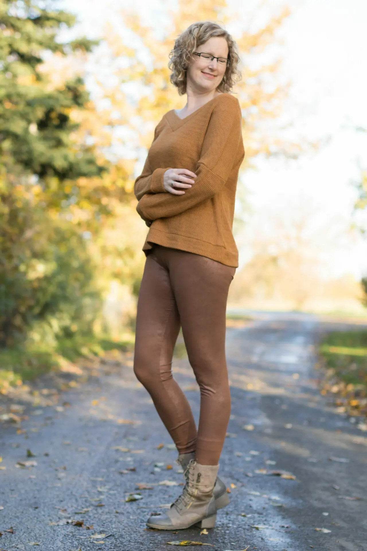 Schnittmuster Leggings Turmalin Gr. 32 - 56 DE/EN/FR - Sewando