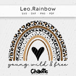 Plotterdatei Leo Rainbow - Sewando