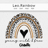 Plotterdatei Leo Rainbow - Sewando