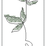 Stickdatei - Lesezeichen "Love"