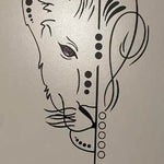 Löwin | SVG, DXF PNG Plotterdatei, Laserdatei - Sewando